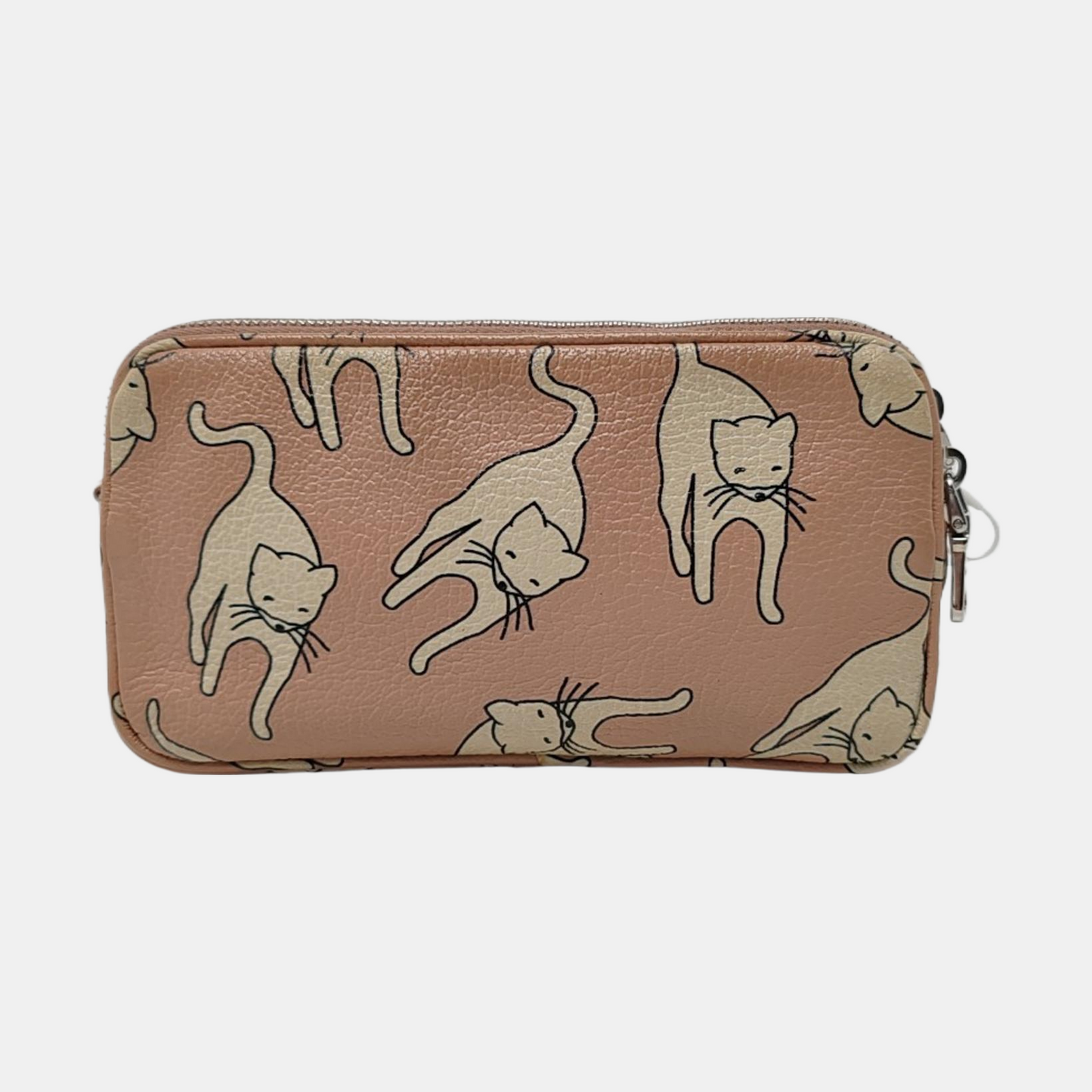 Miu Miu Brown cowhide printed crossbody bag Silver Hardware Removable shoulder strap-(SKU)-960070043