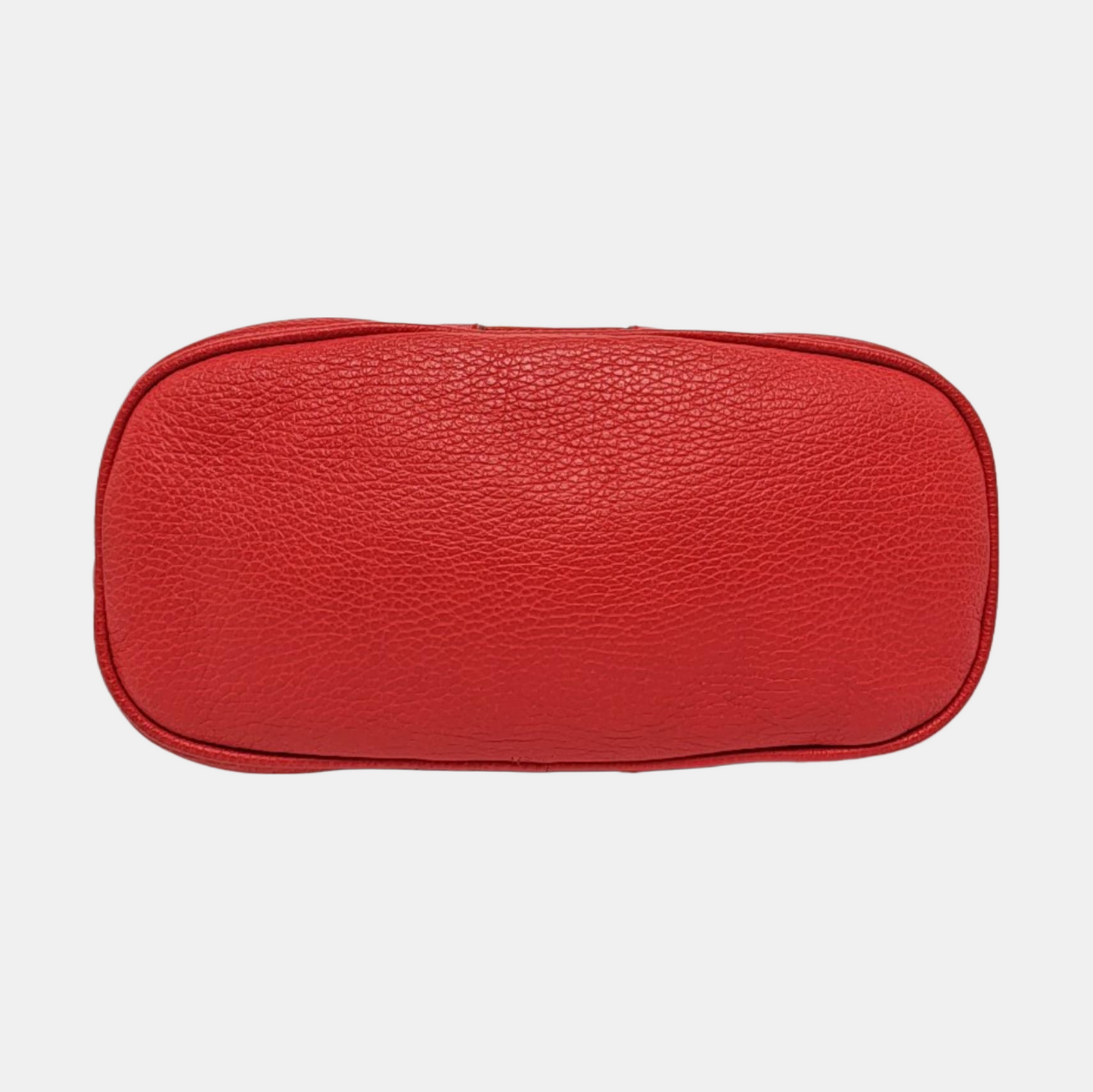 GUCCI DOME Red Cow Leather Striped Strap Single Shoulder Bag Handbag Crossbody Bag Silver Hardware Removable shoulder strap-(SKU)-960336464