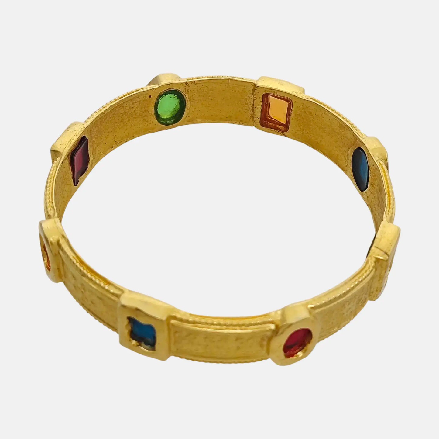 FERRAGAMO Gold Alloy Crystal Encrusted Bracelet Perimeter21cm-(SKU)-939045441