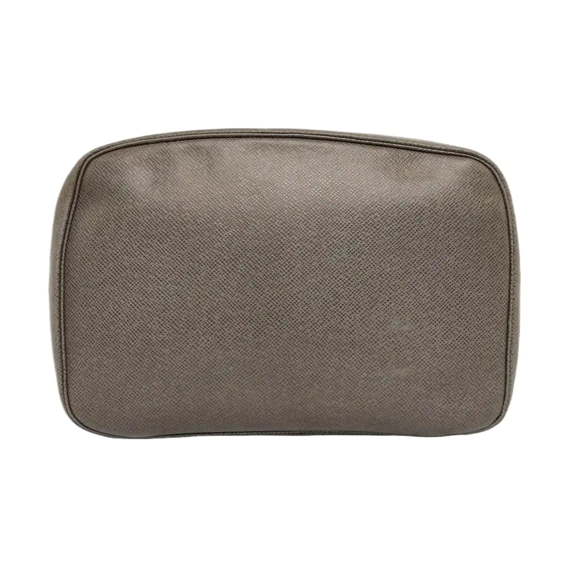 LOUIS VUITTON Grey Cowhide Clutch Bag Silver Hardware-(SKU)-960386024