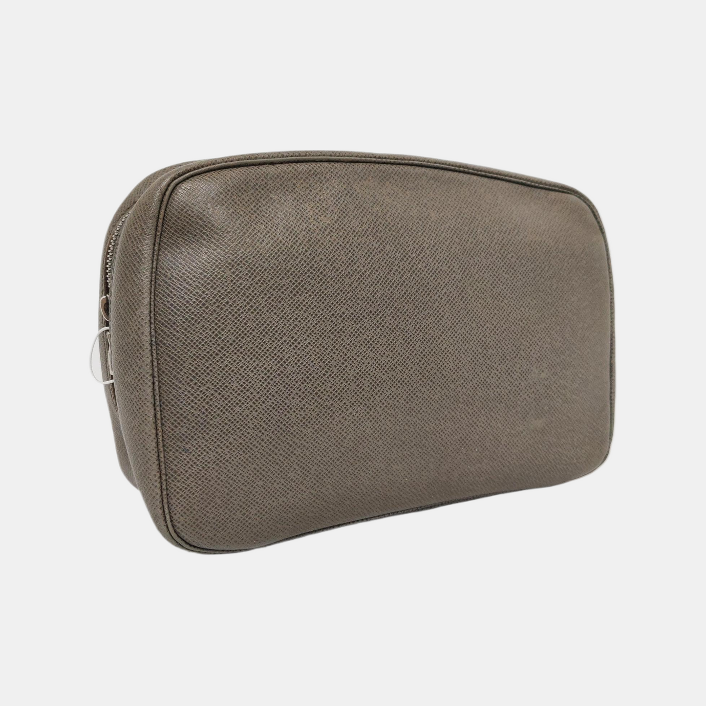 LOUIS VUITTON Grey Cowhide Clutch Bag Silver Hardware-(SKU)-960386024