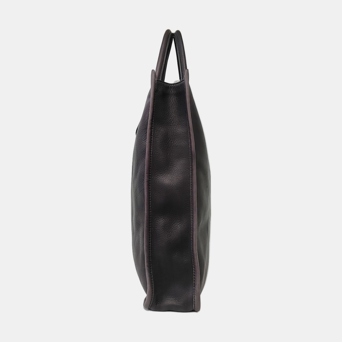 FENDI Tote bag Black cowhide tote bag Silver Hardware-(SKU)-960577397