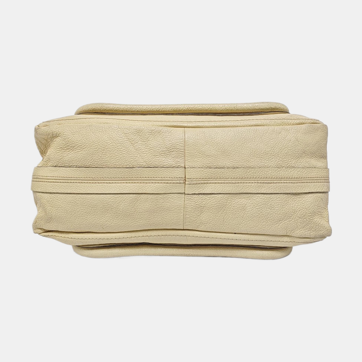 Chloé Paraty Medium size Beige Leather Single Shoulder Bag Golden hardware Removable shoulder strap-(SKU)-960652905