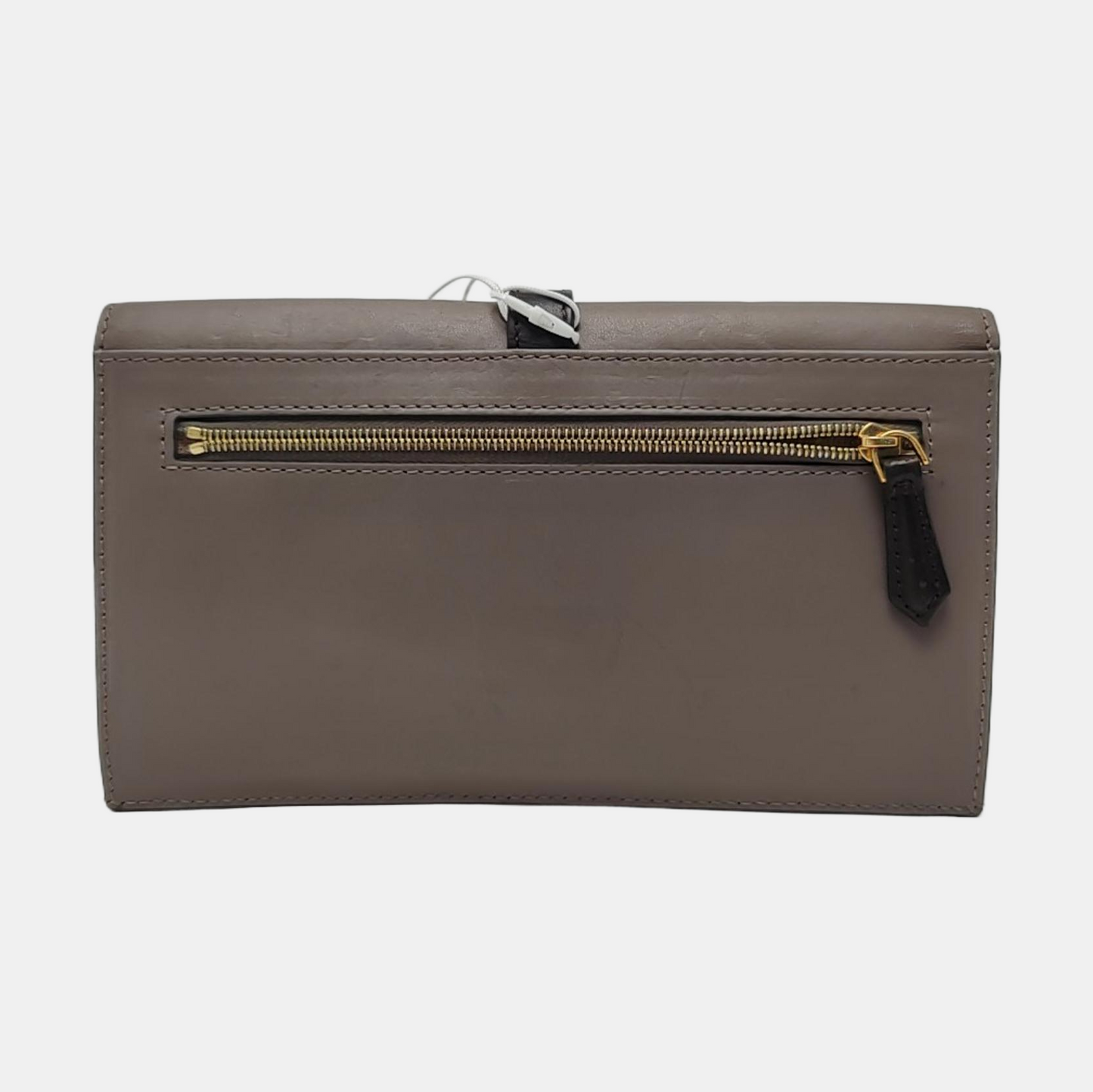 FENDI Gray Snake Skin Clutch Golden hardware-(SKU)-960716690