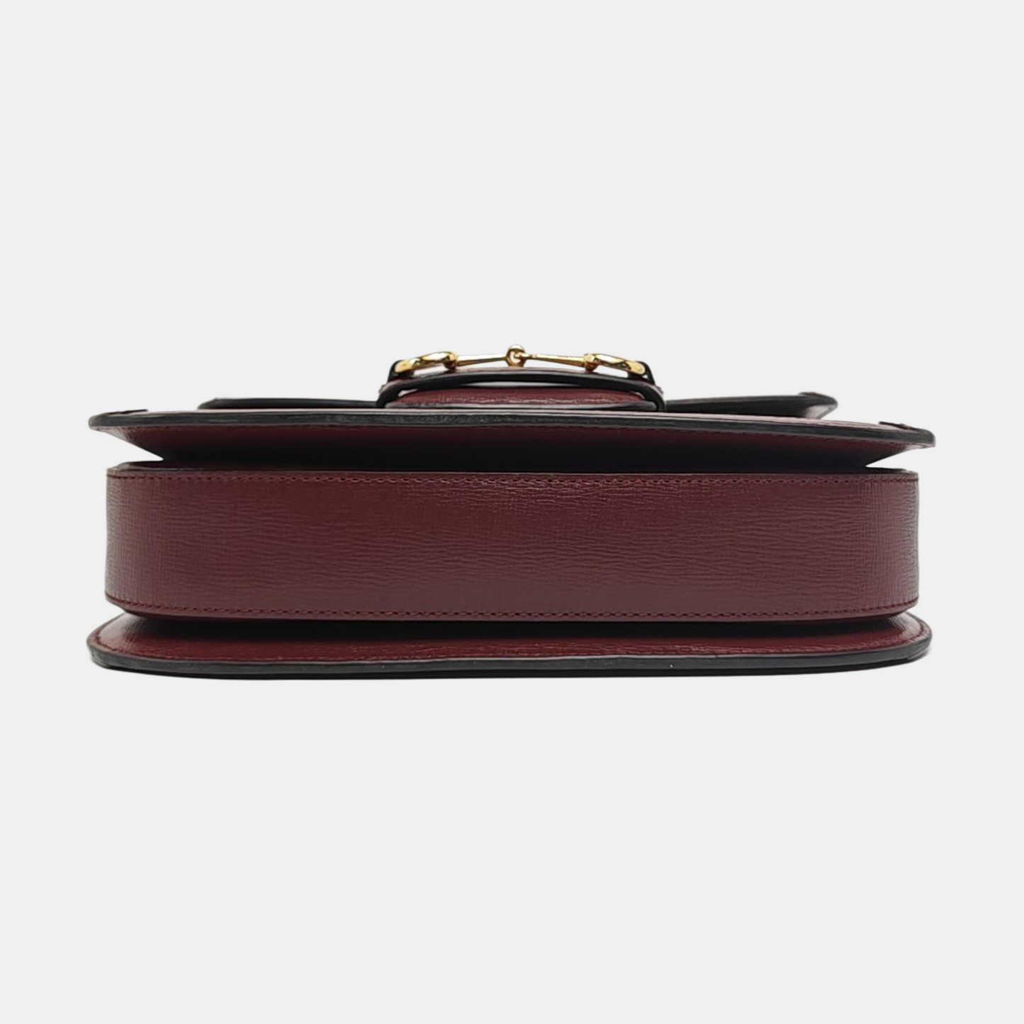 GUCCI Horsebit 1955 Small Beige Snake Calfskin Horsebit Single Shoulder Bag Crossbody Bag Gold Hardware-(SKU)-961038662