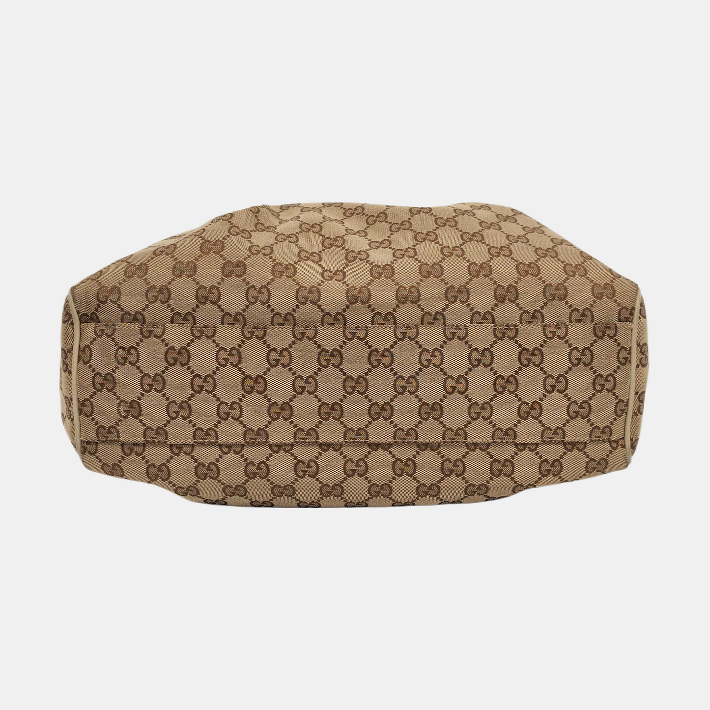 GUCCI Sukey Brown Canvas Monogram Handbag Single Shoulder Bag Silver Hardware-(SKU)-957811466