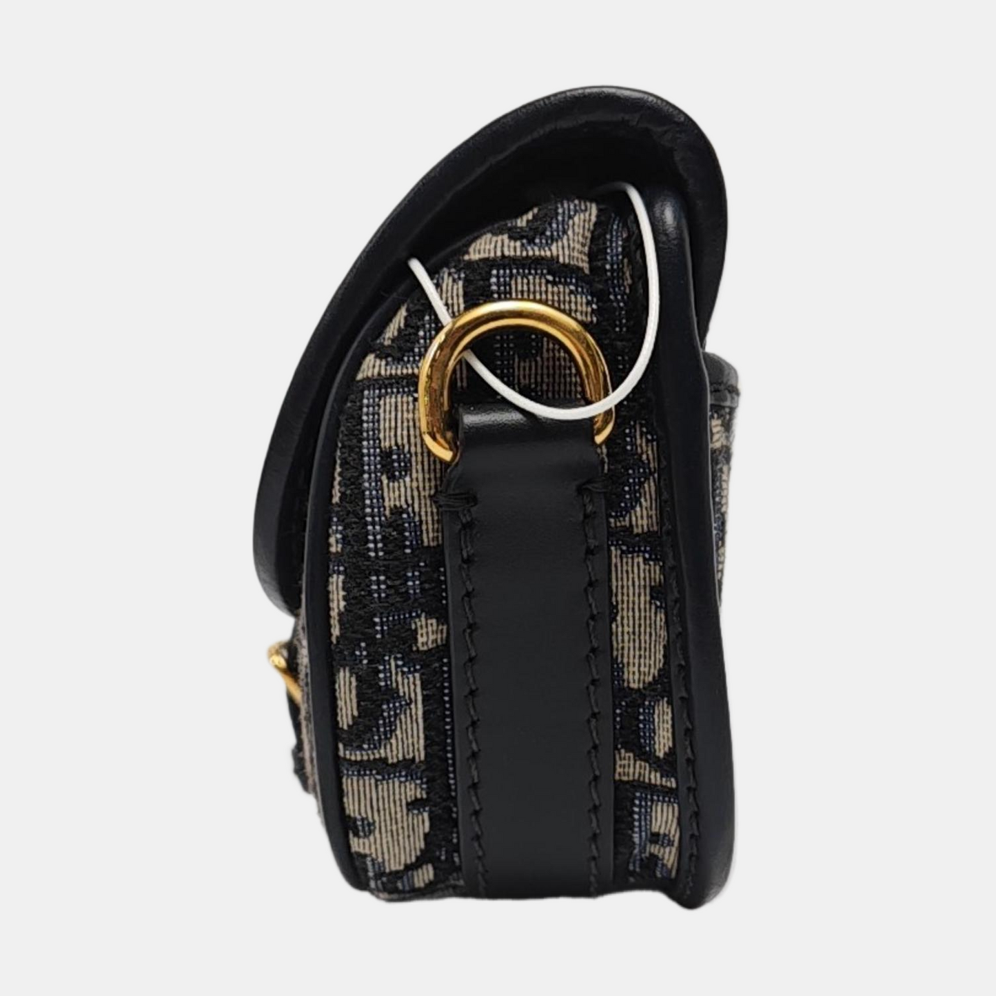 DIOR Bobby East-West Blue Canvas Monogram Embossed Shoulder Bag Tote Crossbody Bag Gold Hardware Removable Strap-(SKU)-961048358