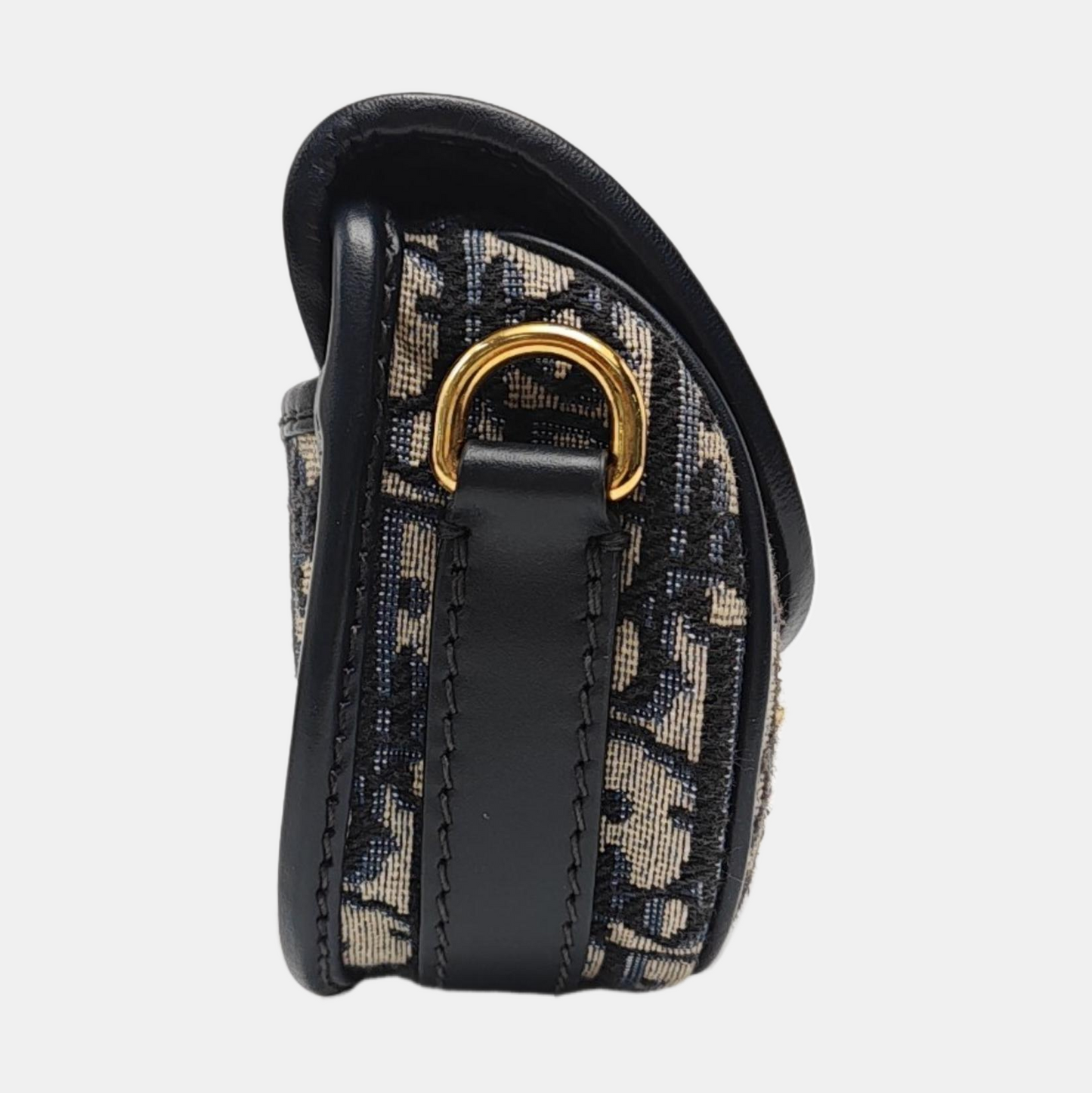 DIOR Bobby East-West Blue Canvas Monogram Embossed Shoulder Bag Tote Crossbody Bag Gold Hardware Removable Strap-(SKU)-961048358