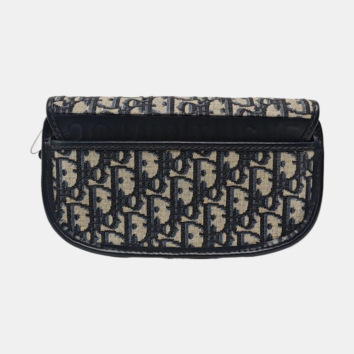 DIOR Bobby East-West Blue Canvas Monogram Embossed Shoulder Bag Tote Crossbody Bag Gold Hardware Removable Strap-(SKU)-961048358