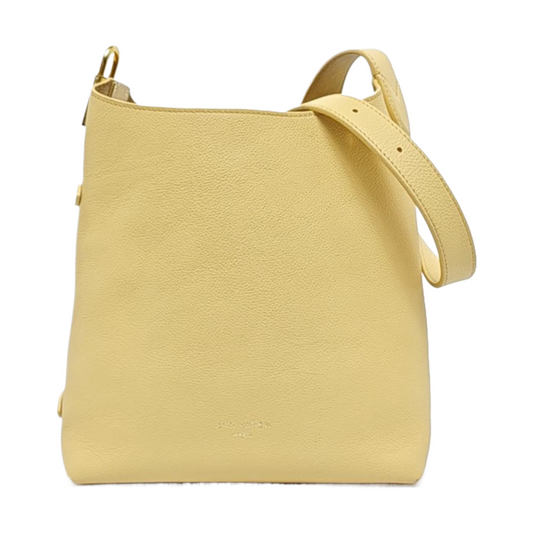LOUIS VUITTON LOW KEY HOBO Small Mustard Yellow Leather Monogram Single Shoulder Bag with Detachable Strap-(SKU)-954611544
