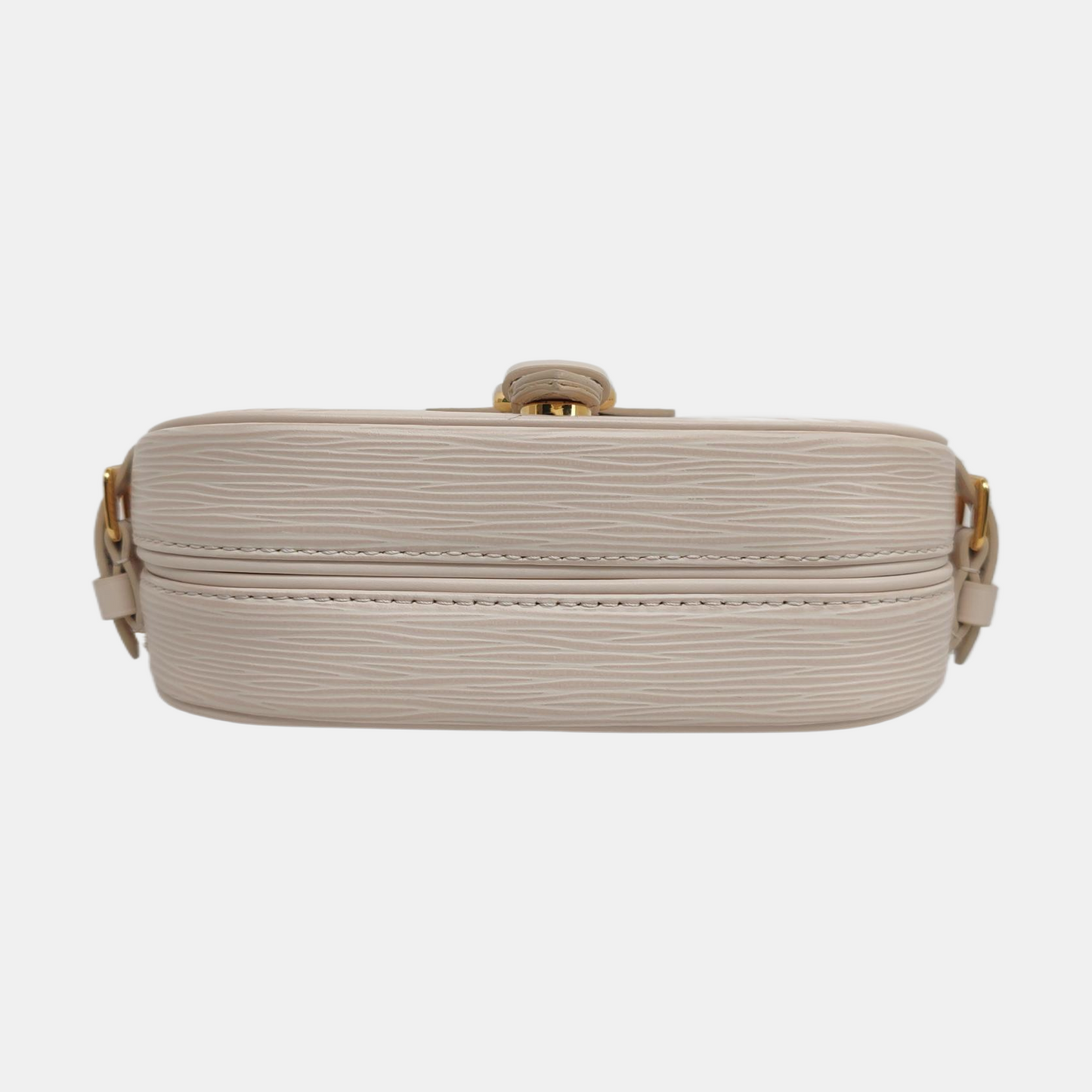LOUIS VUITTON SAUMUR Small Beige EPI Leather Water Ripple Gemini Crossbody Bag Shoulder Bag Tote Bag Adjustable Strap Golden Hardware 2 Removable Shoulder Straps-(SKU)-961615431