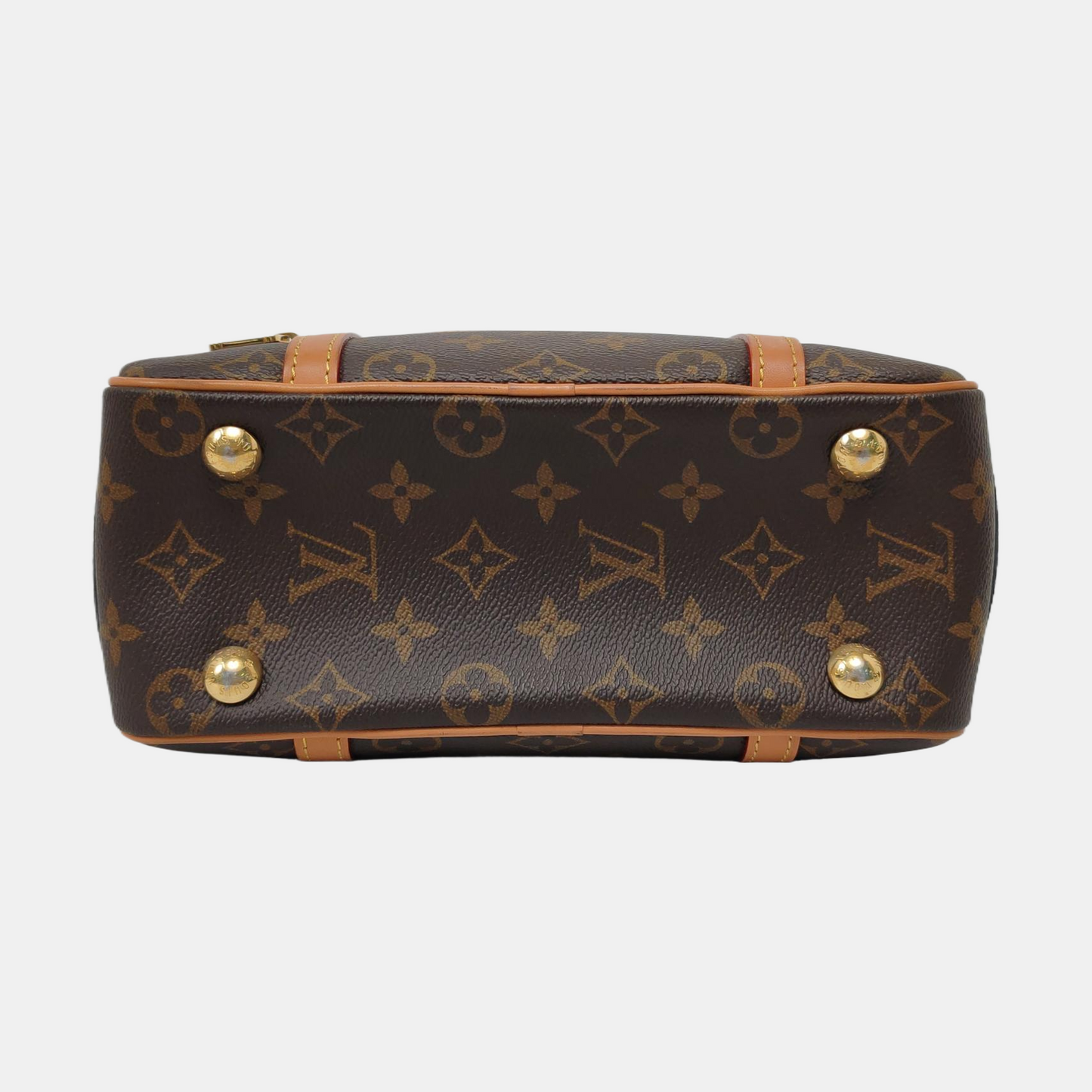 LOUIS VUITTON CITE Brown Coated Canvas Monogram Single Shoulder Bag Handbag with Gold Hardware-(SKU)-961060465