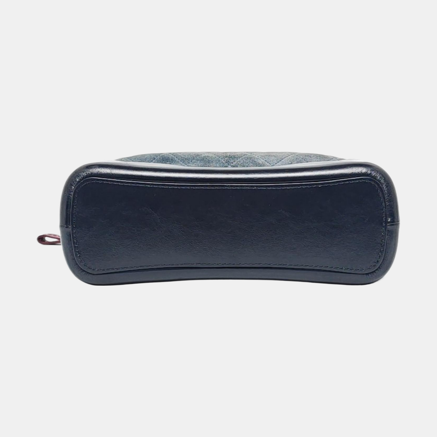 CHANEL GABRIELLE Medium Blue Suede Quilted Leather Hobo Shoulder Bag Crossbody Bag with Detachable Strap-(SKU)-961833804