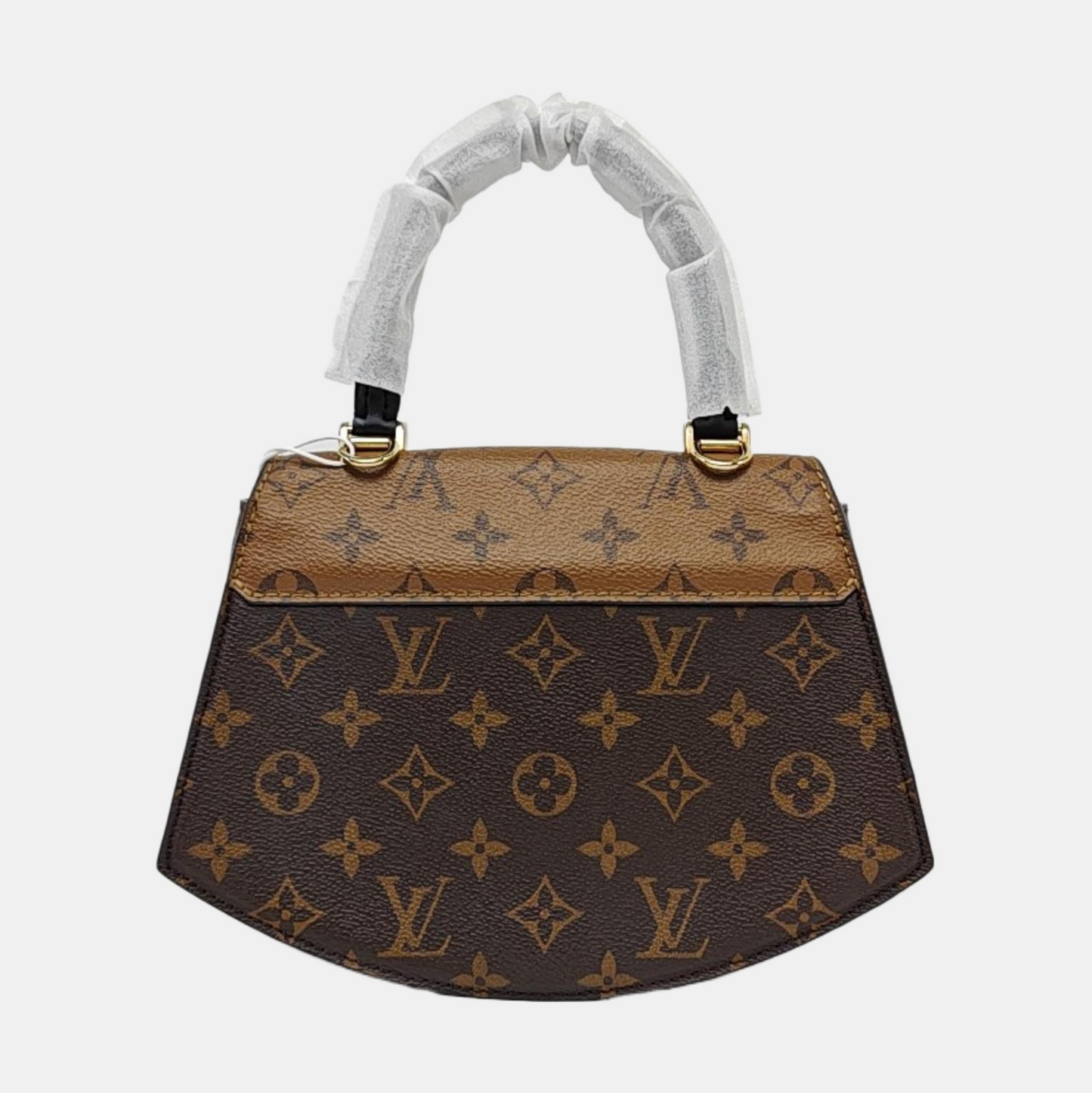 LOUIS VUITTON EDEN Brown Coated Canvas Monogram Crossbody Bag Shoulder Bag Handbag Gold Hardware Removable Strap-(SKU)-962056343