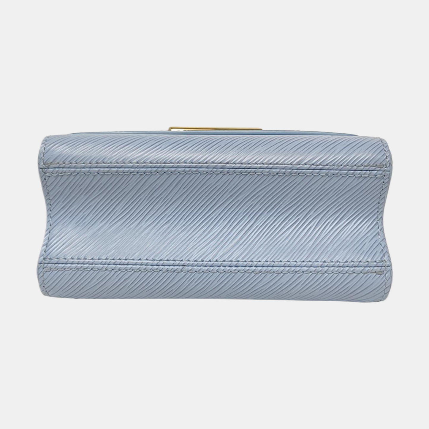 LOUIS VUITTON TWIST Small Blue EPI Leather Wave Crossbody Shoulder Bag with Gold Hardware and 2 Removable Shoulder Straps-(SKU)-964122708
