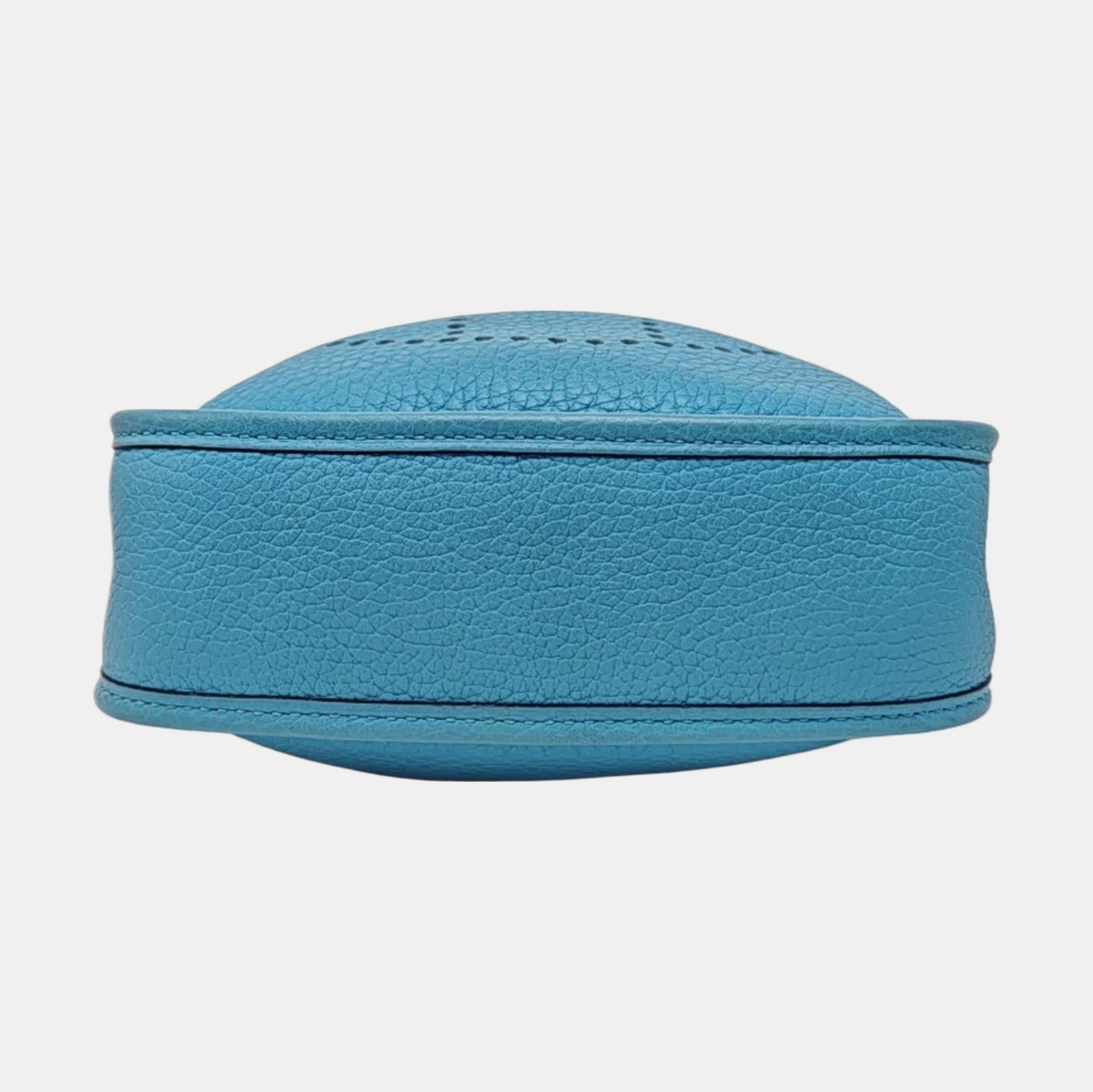 HERMÈS Evelyne TPM Northern Blue Clemence Leather Evelyne Single-Shoulder Bag, Crossbody Bag with Silver Hardware, Z Stamp, Detachable Shoulder Strap, Complete Accessories-(SKU)-964083815