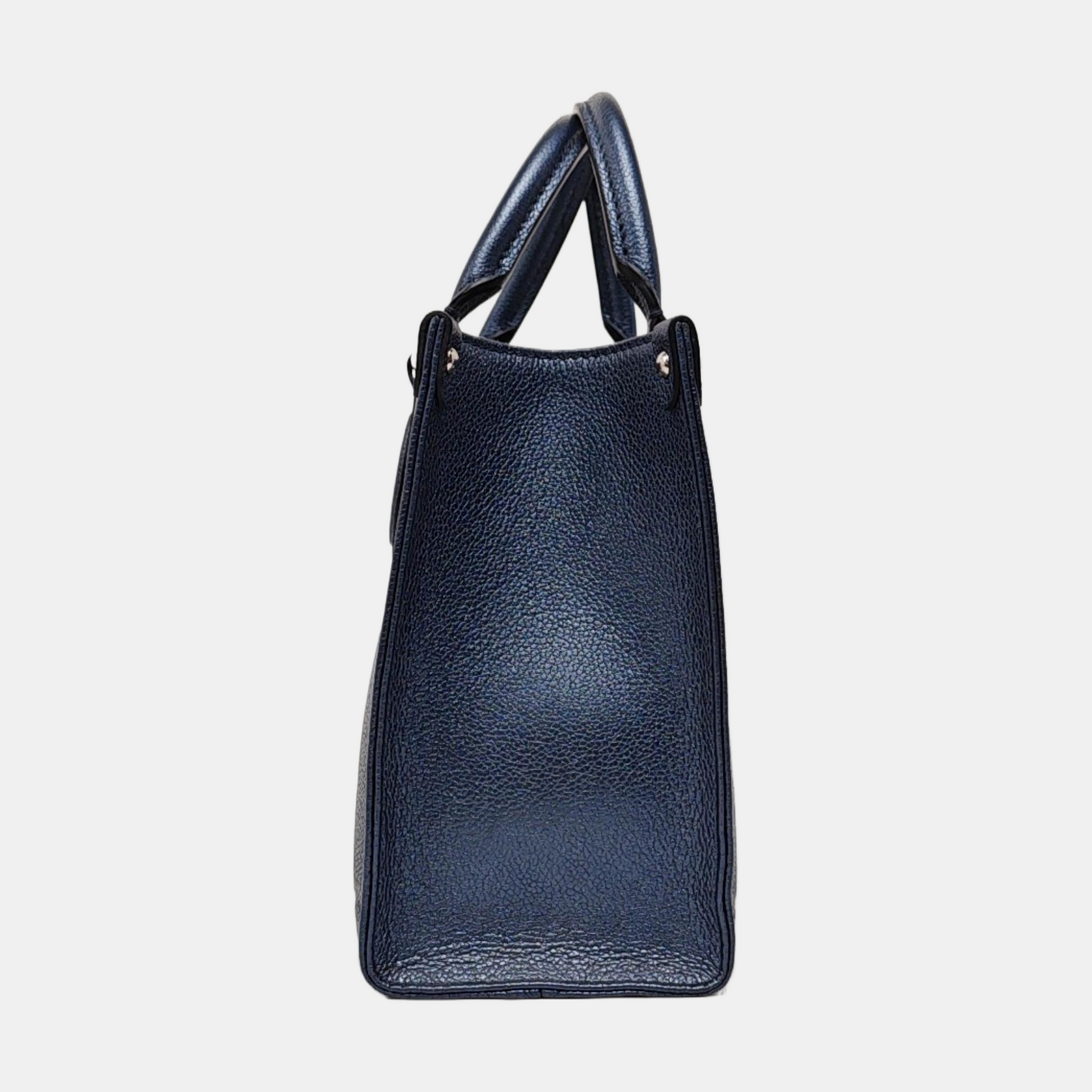 LOUIS VUITTON ONTHEGO Small Blue Calfskin Embossed Jungle Bag Single Shoulder Bag Handbag Detachable Strap-(SKU)-963985378