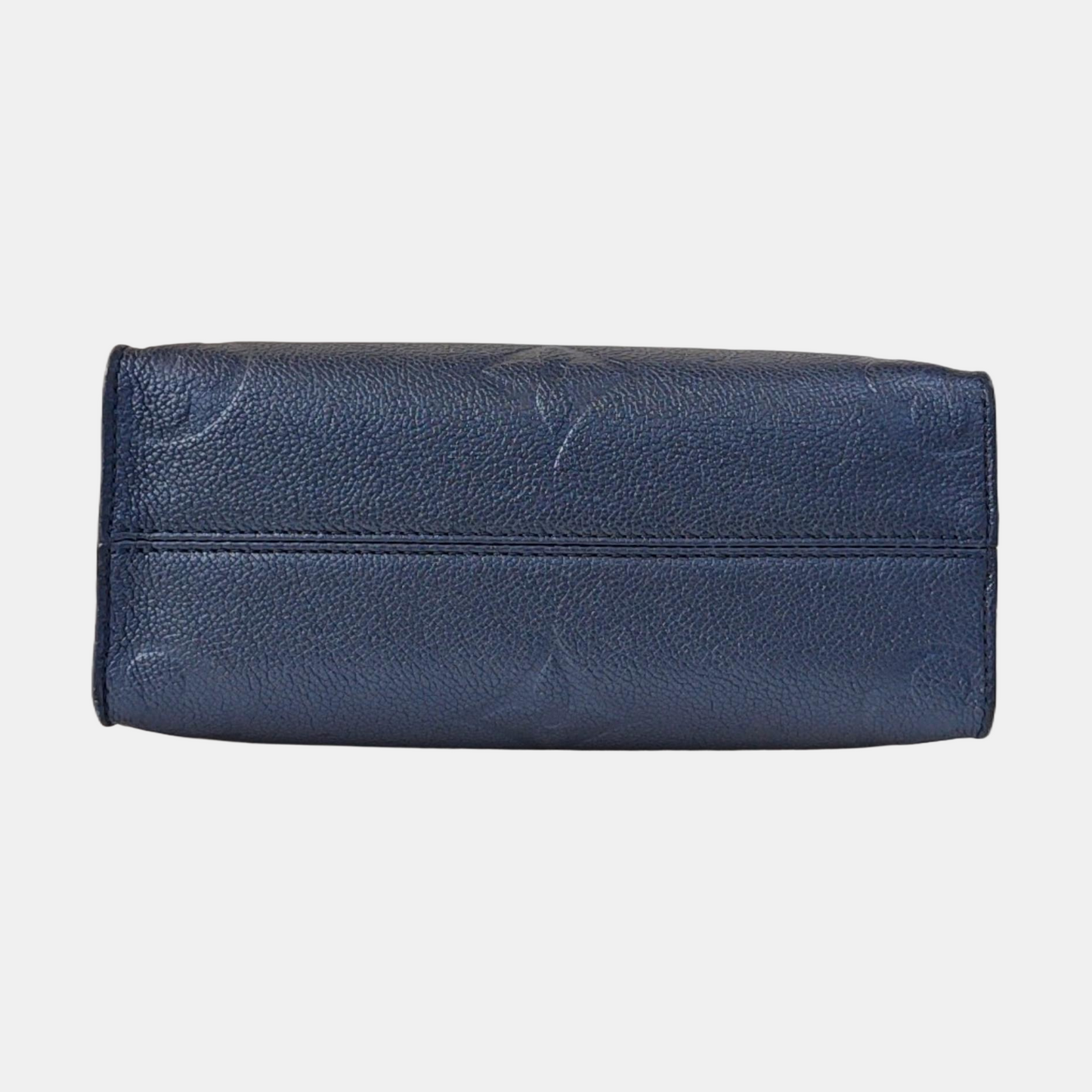 LOUIS VUITTON ONTHEGO Small Blue Calfskin Embossed Jungle Bag Single Shoulder Bag Handbag Detachable Strap-(SKU)-963985378