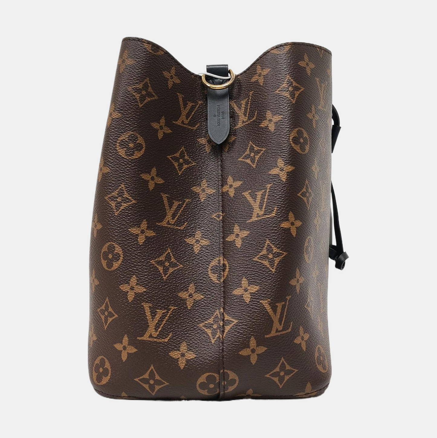 LOUIS VUITTON NÉONOÉ Medium Brown Coated Canvas Monogram Neverfull Shoulder Bag with Gold Hardware and Detachable Strap-(SKU)-964794729