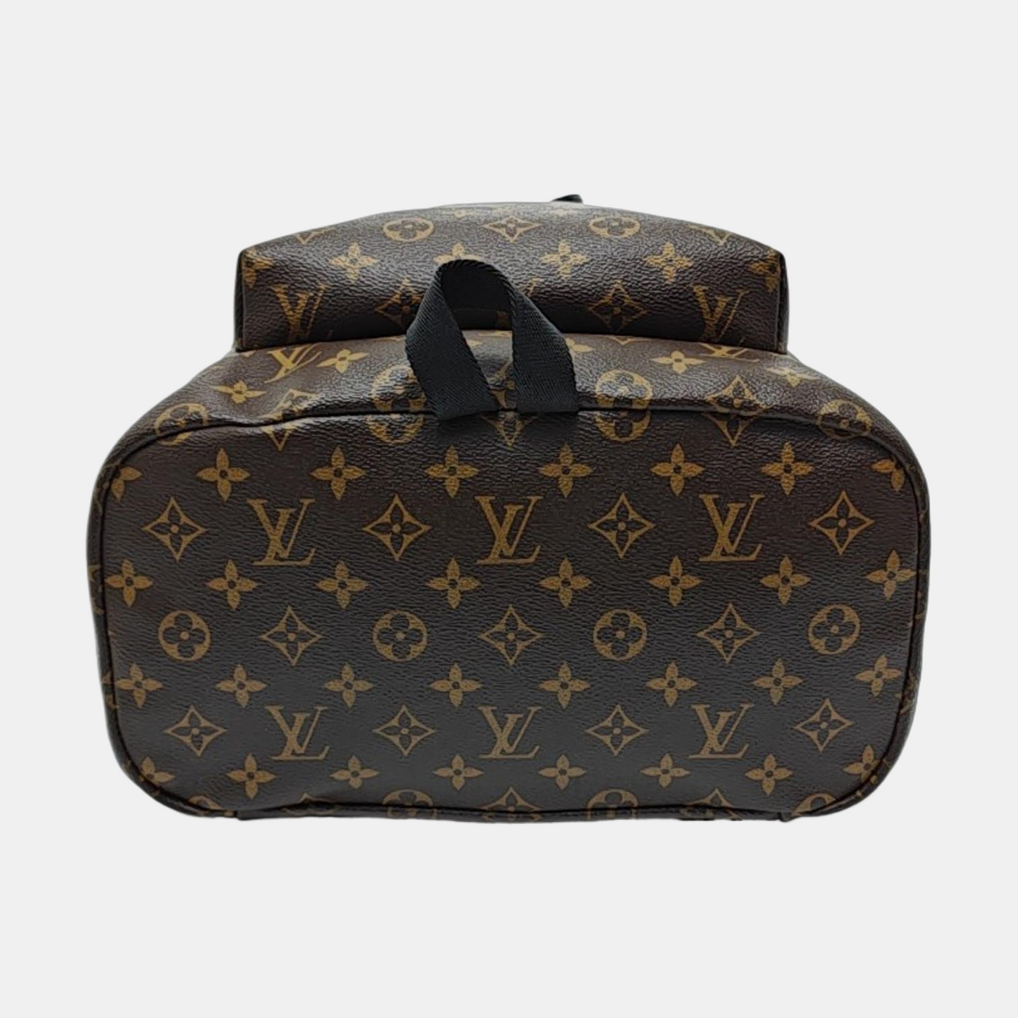 LOUIS VUITTON ZACK Medium Brown Coated Canvas Monogram Backpack Tote Bag Silver Hardware-(SKU)-965082946