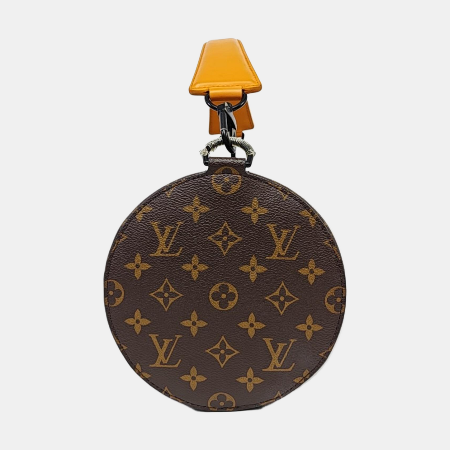 LOUIS VUITTON SOFT POLOCHON Brown Coated Canvas Monogram Pattern Boston Bag Single Shoulder Bag Crossbody Bag Tote Bag Black Hardware 2 Removable Straps-(SKU)-965228783