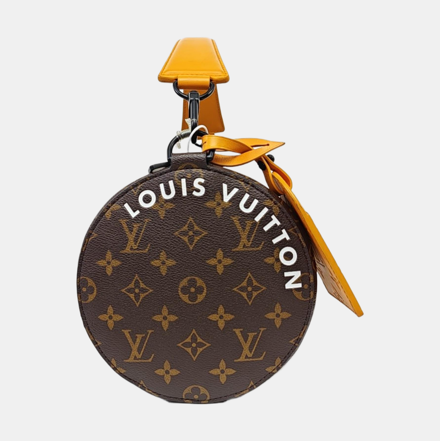 LOUIS VUITTON SOFT POLOCHON Brown Coated Canvas Monogram Pattern Boston Bag Single Shoulder Bag Crossbody Bag Tote Bag Black Hardware 2 Removable Straps-(SKU)-965228783
