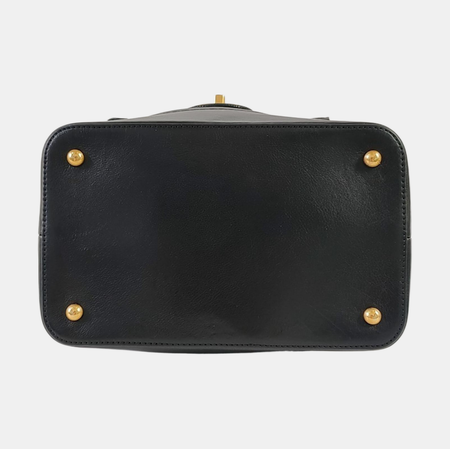 CHANEL GLOBE TROTTER Black Calfskin Quilted Crossbody Shoulder Bag Handbag Gold Hardware 18 Clasp-(SKU)-965080206