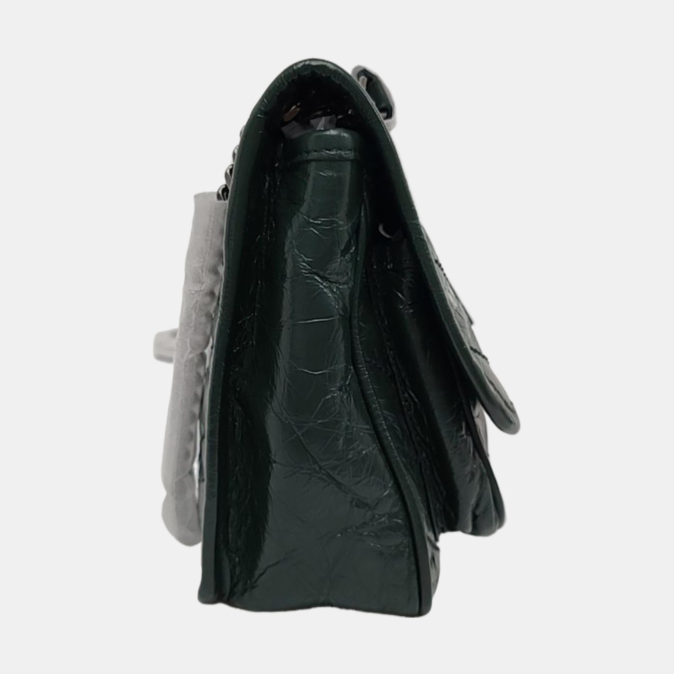YSL NIKI Small Dark Green Leather Quilted V Pattern Shoulder Bag and Crossbody with Detachable Strap, Black Rhodium-Plated Hardware-(SKU)-965294545