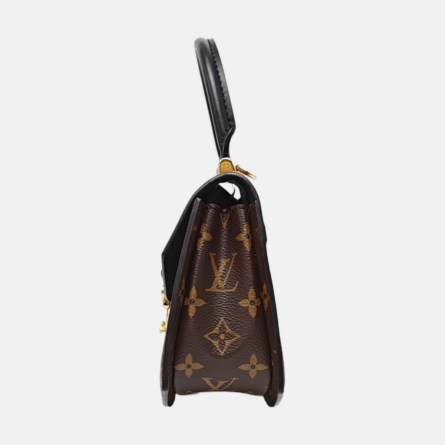 LOUIS VUITTON EDEN Brown Coated Canvas Monogram Crossbody Tote Bag Single Shoulder Bag Golden Hardware Removable Strap-(SKU)-965586639