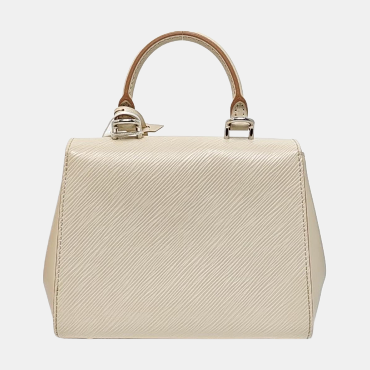 LOUIS VUITTON CLUNY Mini Beige EPI Calfskin Ripple Shoulder Bag, Handbag, Crossbody Bag with Detachable Strap-(SKU)-965312768