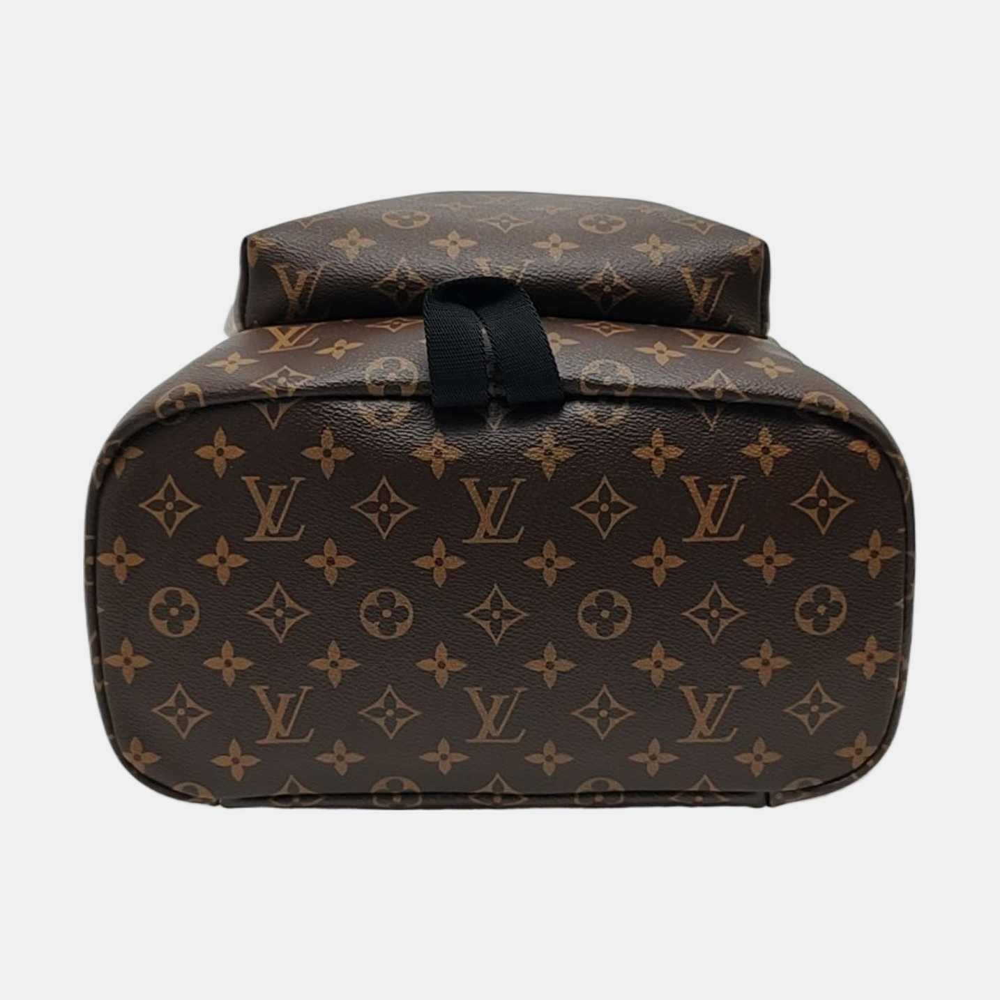 LOUIS VUITTON ZACK Medium Brown Coated Canvas Monogram Backpack Handbag Silver Hardware-(SKU)-965813745