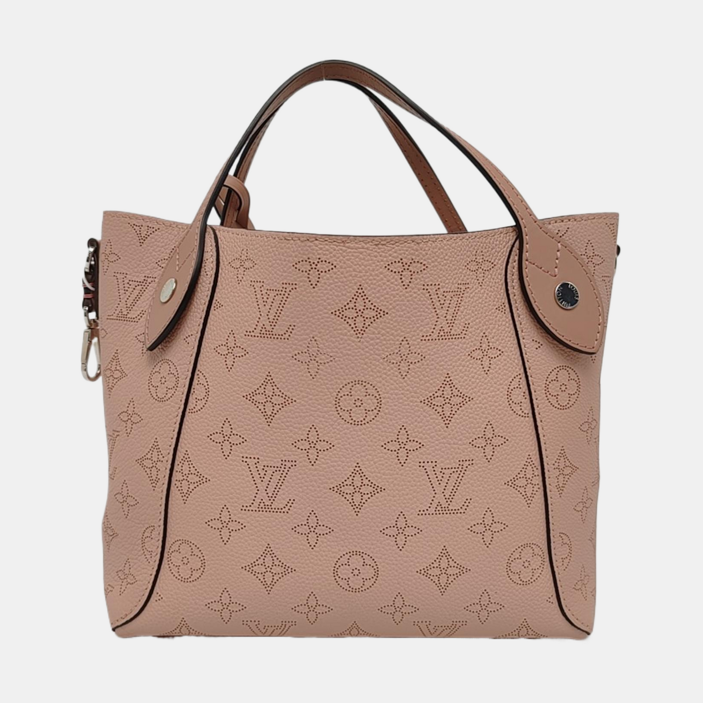 LOUIS VUITTON HINA Small Light Pink Leather Monogram Single Shoulder Bag with Detachable Strap-(SKU)-965813854