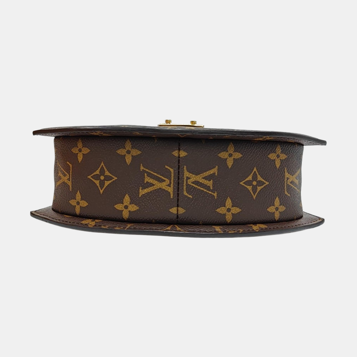 LOUIS VUITTON EDEN Brown Coated Canvas Monogram Shoulder Bag Tote Bag Crossbody Bag Golden Hardware Removable Strap Complete Accessories-(SKU)-965955007