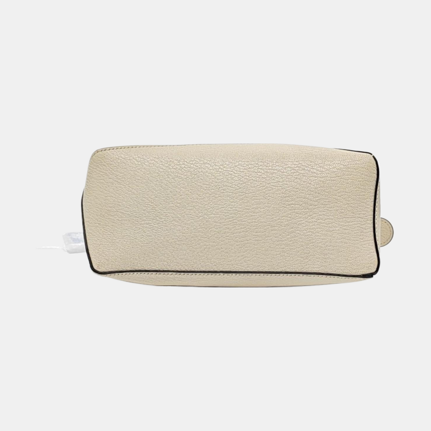 LOEWE Puzzle Small White Lamb Skin Geometric Shoulder Bag Crossbody Tote with Removable Strap-(SKU)-966123695