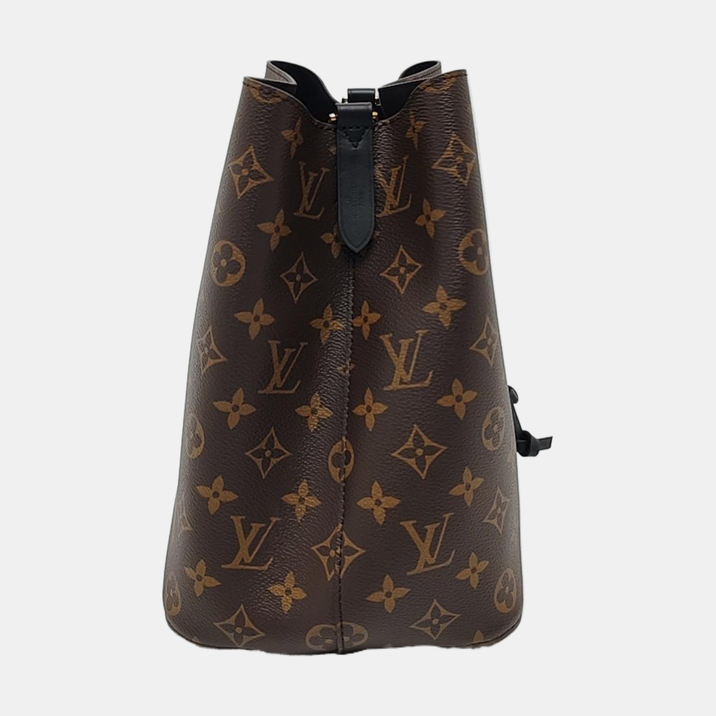 LOUIS VUITTON NÉONOÉ Medium Brown Coated Canvas Monogram Neverfull Shoulder Bag with Gold Hardware and Detachable Strap-(SKU)-966186595