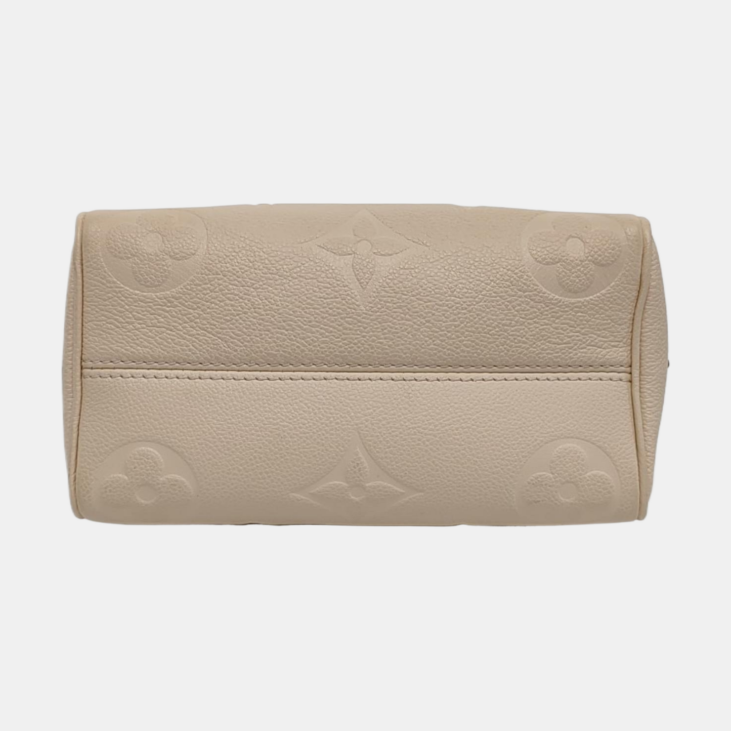 LOUIS VUITTON SPEEDY 20 Beige Leather Monogram Vernis Boston Bag Shoulder Bag Crossbody Handbag with Gold Hardware and Removable Strap-(SKU)-966135797