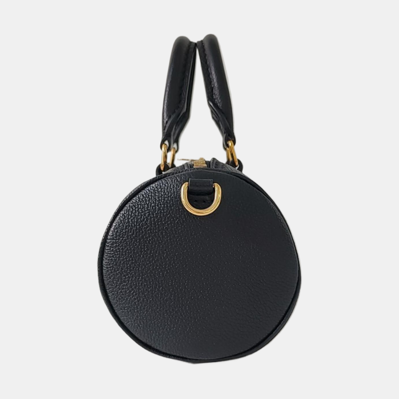 LOUIS VUITTON PAPILLON BB Black Calfskin Monogram Papillon Crossbody Shoulder Bag Handbag with Removable Strap Gold Hardware Detachable Pouch-(SKU)-966336754
