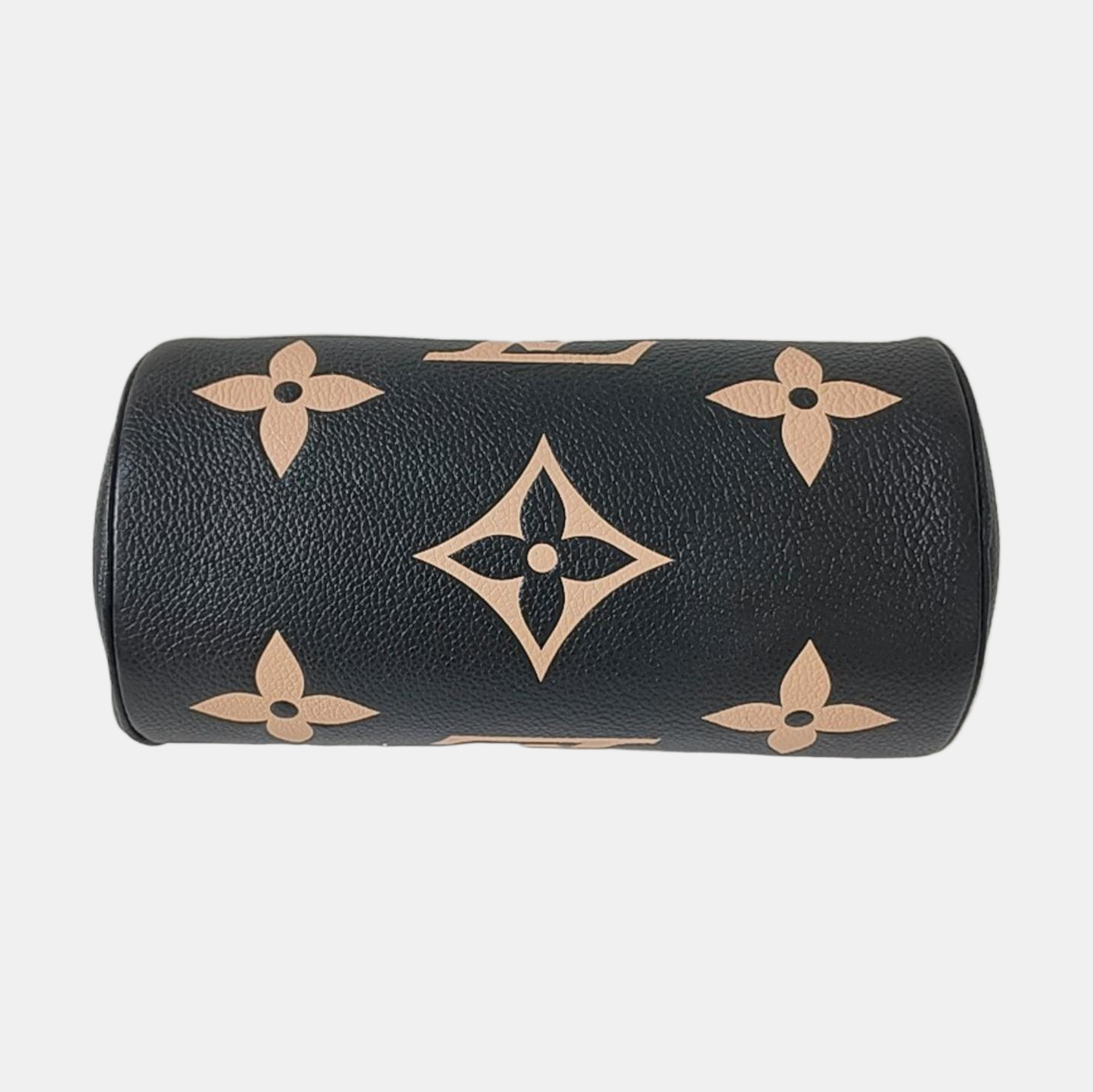LOUIS VUITTON PAPILLON BB Black Calfskin Monogram Papillon Crossbody Shoulder Bag Handbag with Removable Strap Gold Hardware Detachable Pouch-(SKU)-966336754
