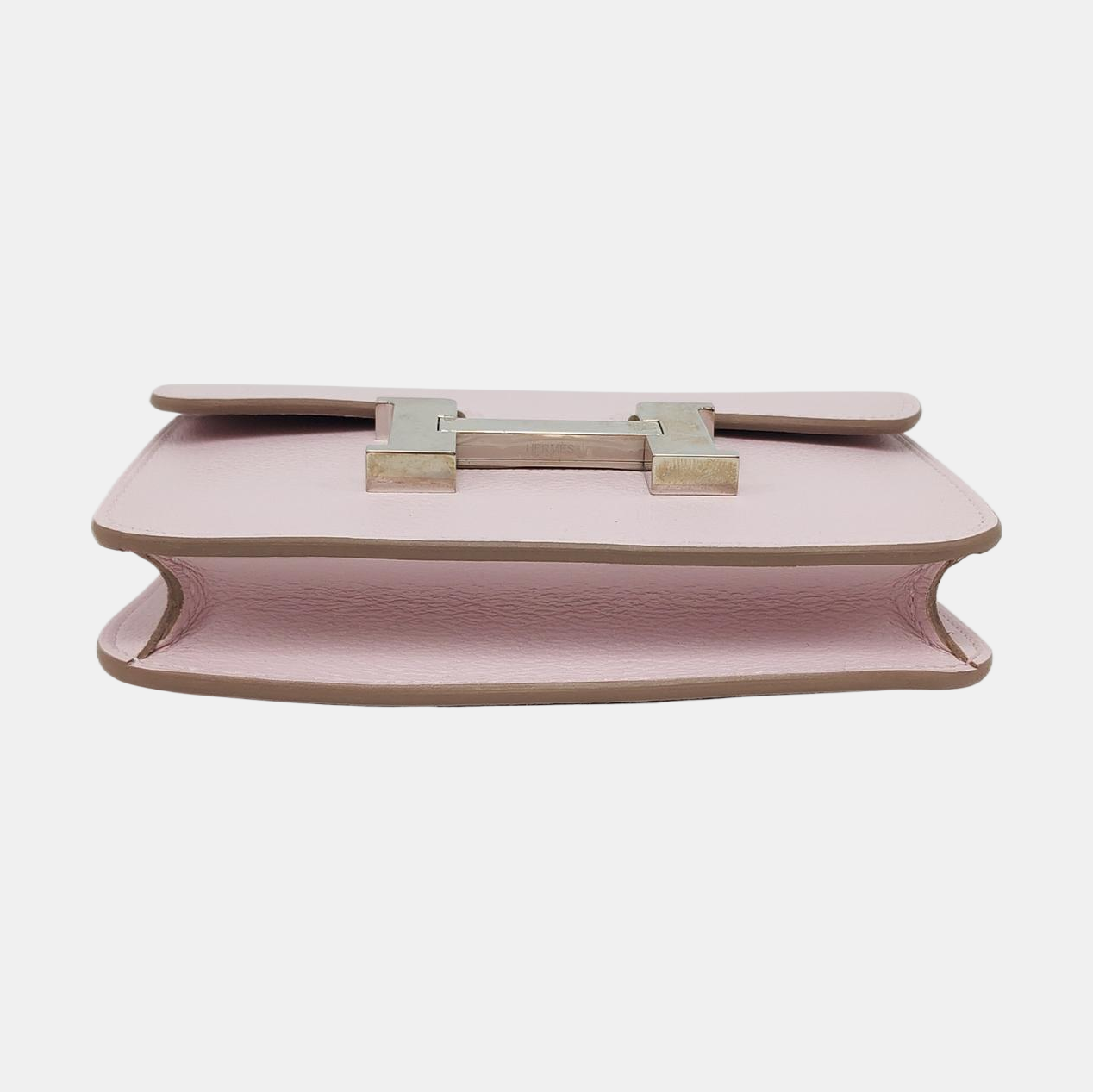 HERMÈS Constance Slim Fantasy Purple Evercolor Calfskin Card Case with Silver Hardware and B Stamp-(SKU)-966465502