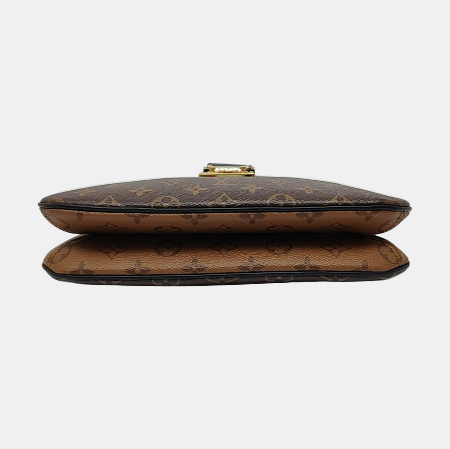 LOUIS VUITTON TWINNY Brown Coated Canvas Monogram Shoulder Bag with Detachable Strap-(SKU)-966609375