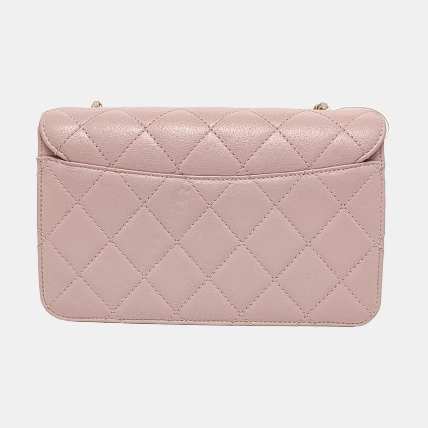 CHANEL BEAUTY LOCK Mini Pink Lamb Calfskin Quilted Crossbody Bag Gold Hardware 22 Clasp-(SKU)-964781570