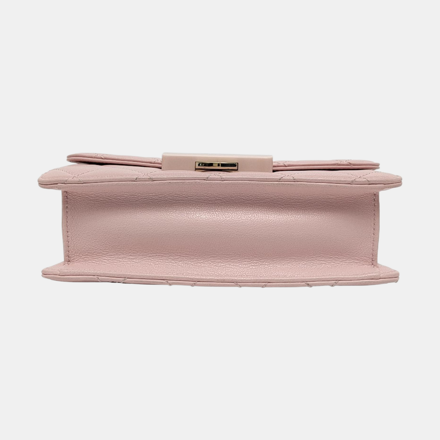 CHANEL BEAUTY LOCK Mini Pink Lamb Calfskin Quilted Crossbody Bag Gold Hardware 22 Clasp-(SKU)-964781570