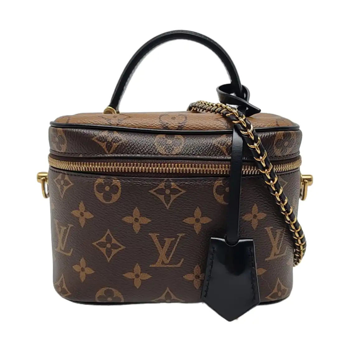 LOUIS VUITTON NICE Small Brown Coated Canvas Monogram Single Shoulder Bag Handbag Crossbody Bag Golden Hardware Removable Strap-(SKU)-964285955