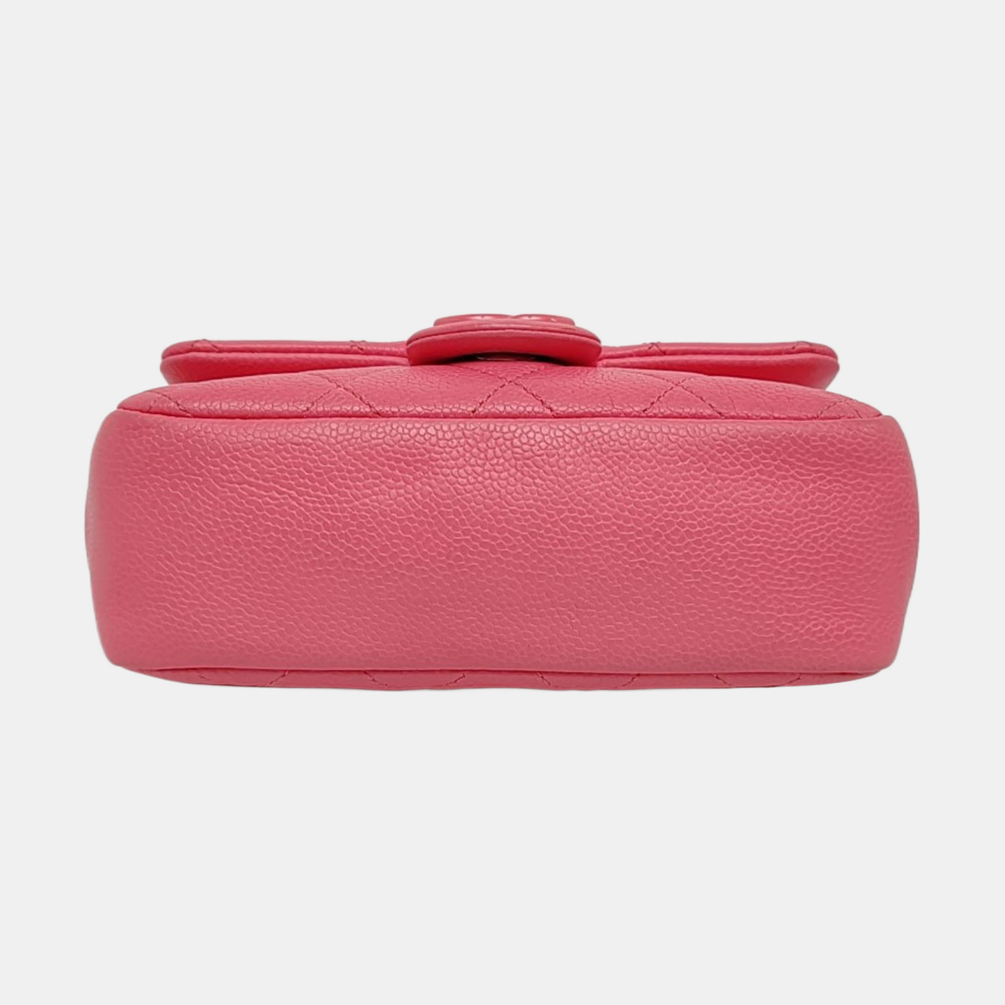 CHANEL CLASSIC FLAP Pink Quilted Calfskin Monogram Shoulder Bag, Handle Bag, Crossbody with Detachable Strap, Pink Hardware, 29 Clasps-(SKU)-966828940