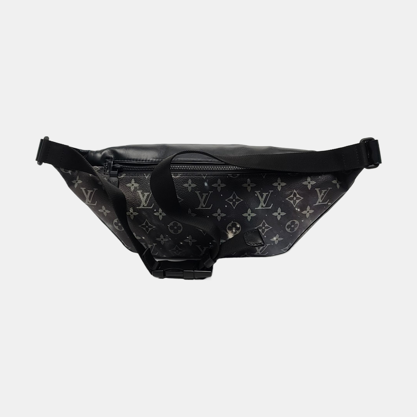 LOUIS VUITTON DISCOVERY Multicolor Coated Canvas Monogram Vernis Fanny Pack, Crossbody, and Chest Bag with Silver Hardware-(SKU)-967065104