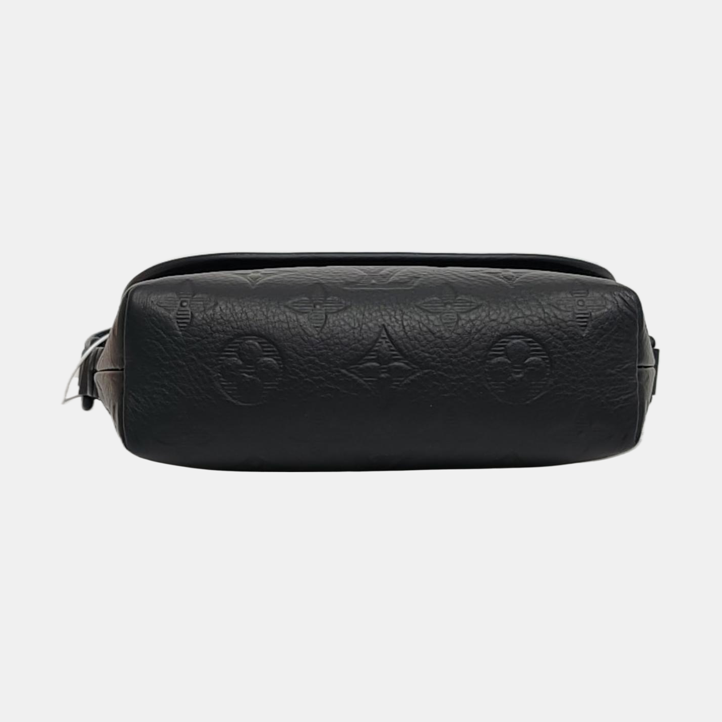 LOUIS VUITTON PULSE Mini Black Cowhide Monogram Embossed Shoulder Bag Crossbody Bag Black Hardware Complete Accessories-(SKU)-967194716