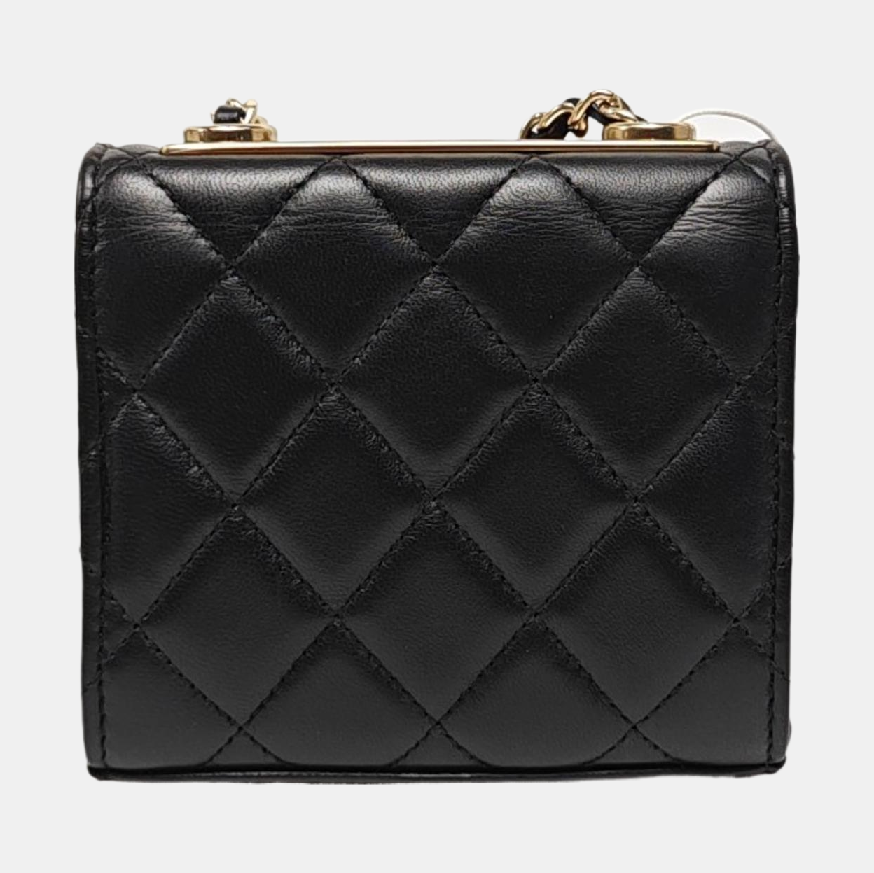CHANEL TRENDY CC Black Lamb Skin Quilted Single Shoulder Bag Crossbody Bag Golden Hardware-(SKU)-967363418
