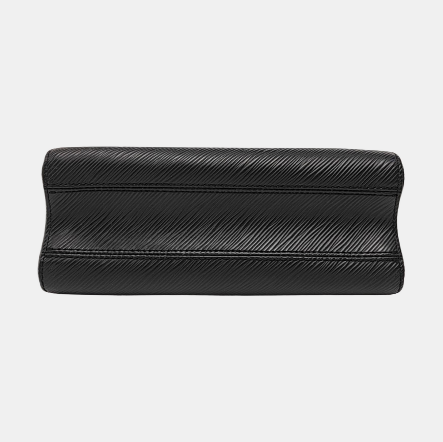 LOUIS VUITTON TWIST Medium Black EPI Leather Wavy Shoulder Bag, Tote, and Crossbody with Silver Hardware-(SKU)-967665291
