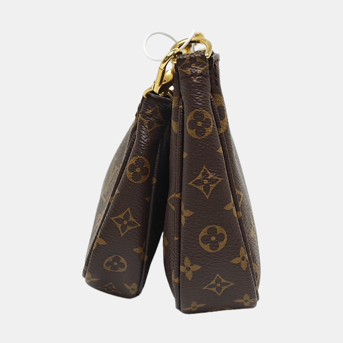 LOUIS VUITTON MULTI Medium Brown Coated Canvas Monogram Five-in-One Single Shoulder Bag Handbag Crossbody Bag with Detachable Strap and Pockets-(SKU)-967515730