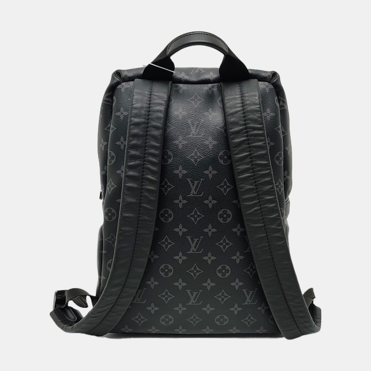 LOUIS VUITTON DISCOVERY Small Black Coated Canvas Monogram Black Samurai Backpack Tote Bag with Silver Hardware-(SKU)-967721864